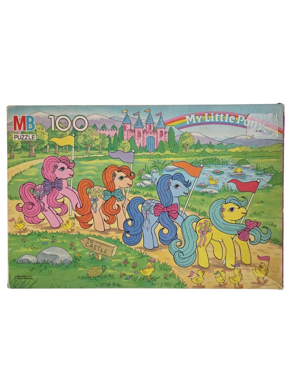 Vintage 1989 Hasbro My Little Pony Puzzle - 100 Piece Jigsaw Puzzle